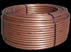 Linia kroplująca z serii XF Podziemna linia kroplująca XFS z technologią ekranu miedzianego (Copper Shield ) podziemne (SDI) sprawdza się doskonale na małych, wąskich i gęsto obsadzonych obszarach