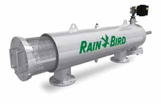 Filtracja Seria G, seria I, seria HDF, seria CS, seria PSS Produkty filtrujące Rain Bird Filtracja jest niezbędna w warunkach występowania piasku, mułu, alg oraz innych
