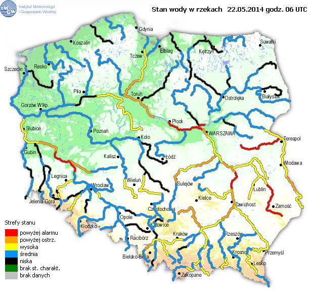 INFORMACJE HYDROLOGICZNO