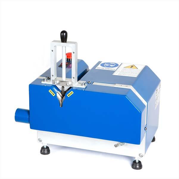 Compact K10 i KS10 Kompaktowa maszyna do ostrzenia składa się z aluminiowego korpusu głównego, pomalowanej stalowej podstawy, wewnątrz której zainstalowany jest układ