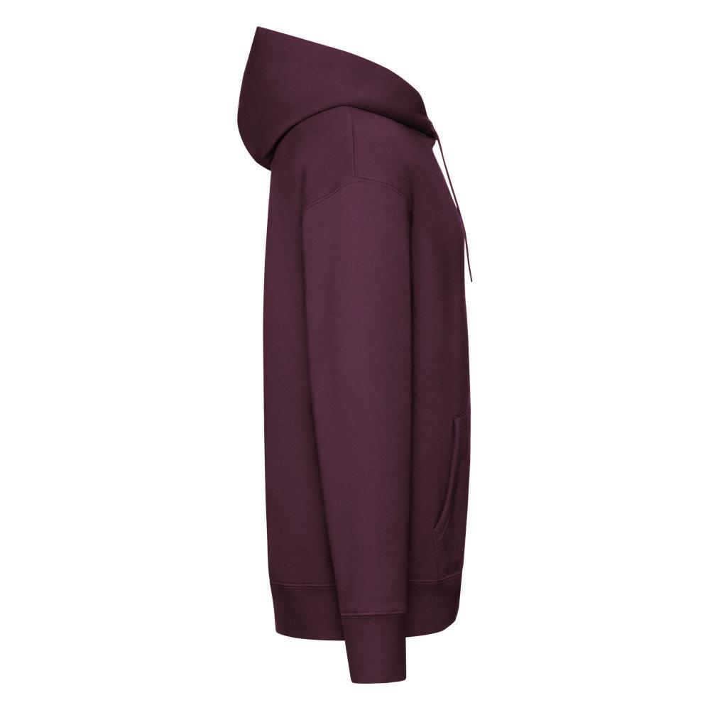 MENS KIDS 70% cotton, 30% polyester H/Grey - 260gm/m² Colour - 280gm/m² Double fabric hood Self-coloured flat draw cord Single jersey back neck tape Front kangaroo pocket Waist and cuff in