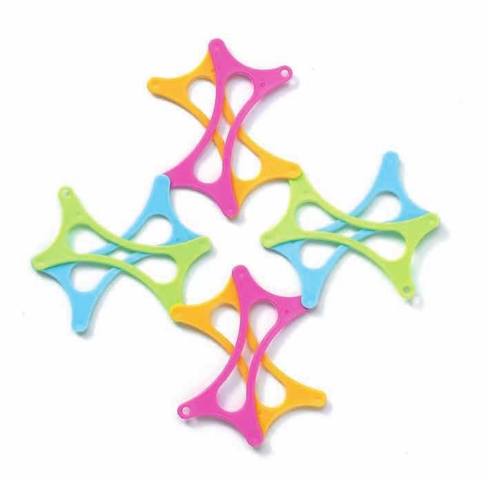 Turn around and clip 2 loose ends together.