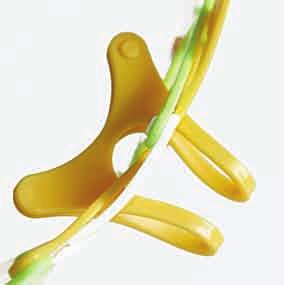 Start from the left, slipping through and clipping 5