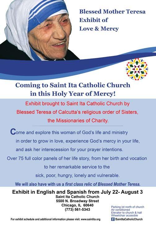 Its theme coincides with that of Pope Francis Jubilee Year of Mercy: Blessed are the merciful, for they will be shown mercy (Matthew 5:7).