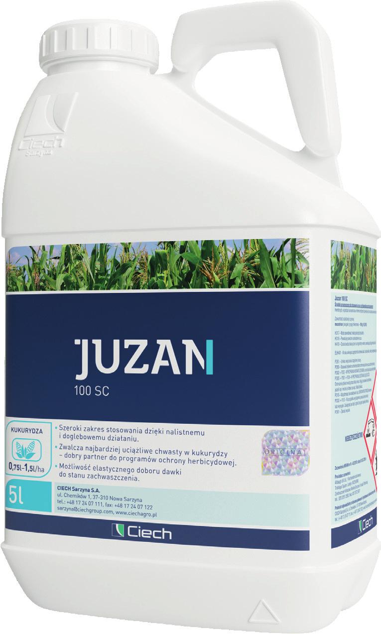 JUZAN 100 SC JUZAN 100 SC jest selektywnym herbicydem o działaniu układowym.