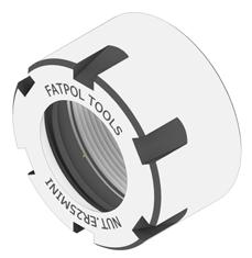 Oprawki zaciskowe do tulejek ER (MINI) ER MINI Collet chucks for collets DIN (ER MINI) DIN Spannfutter für Spannzangen DIN (ER MINI) Патроны цанговые с цангой ER для инструмента с цилиндрическим