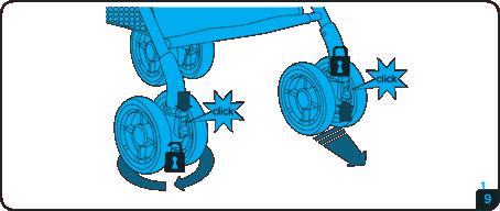 backrest, find the strap with a buckle located behind the backrest.