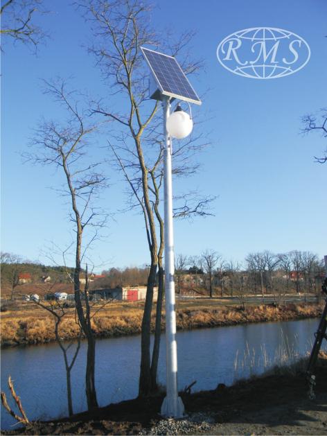 Lampa solarna Jupiter 8L Firma RMS Polska zajmuje się doradztem technicznym, projektoaniem, produkcją i montażem kompletnych instalacji.