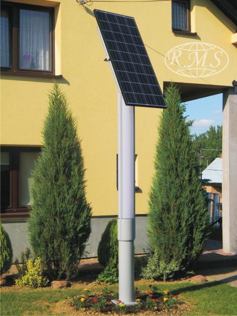 Lampa solarna Jupiter 8L TP Firma RMS Polska zajmuje się doradztem technicznym, projektoaniem, produkcją i montażem kompletnych instalacji.