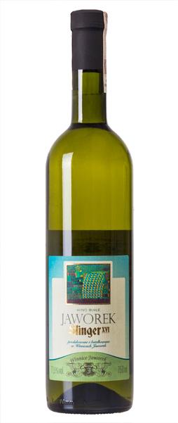 Jaworek Slinger XVI Rocznik: 2016 Szczep: 90% riesling, 10% solaris Alkohol: 11,5 % Jaworek Slinger XVI, białe wino jak co roku niepowtarzalne, zróżnicowane w swym charakterze.