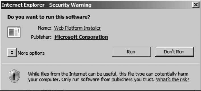 Jest to bardzo wygodne narzędzie nie tylko do instalowania systemu SQL Server 2008 Express, ale także wielu innych komponentów stosowanych do budowania rozwiązań opartych na.net Framework 3.5 SP1.