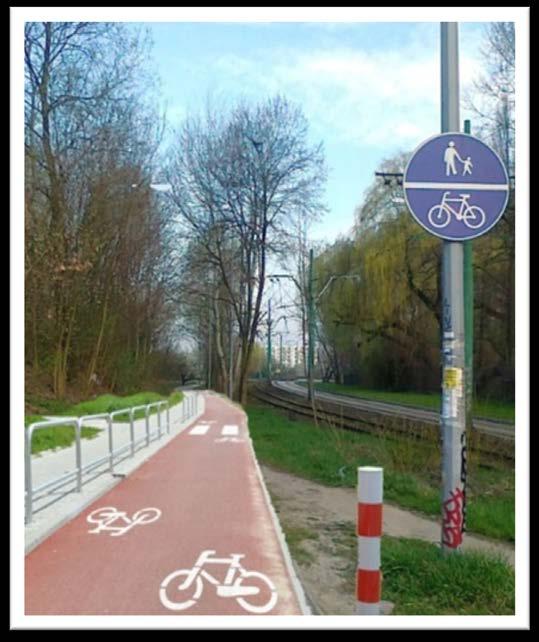 P7 Metropolitalny system tras rowerowych Podprojekt 7.1. Budowa Wartostrady pieszo-rowerowej tryb pozakonkursowy, 4 mln EUR. Podprojekt 7.2.