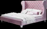 98 169 189 209 cm łóżko tapicerowane Glamour str.