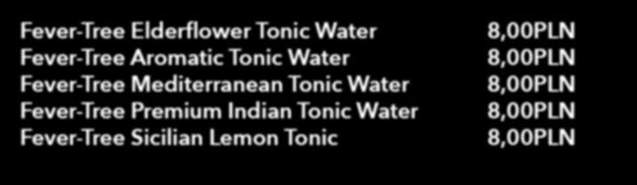 Drinks 300 ml 12 PLN 1.