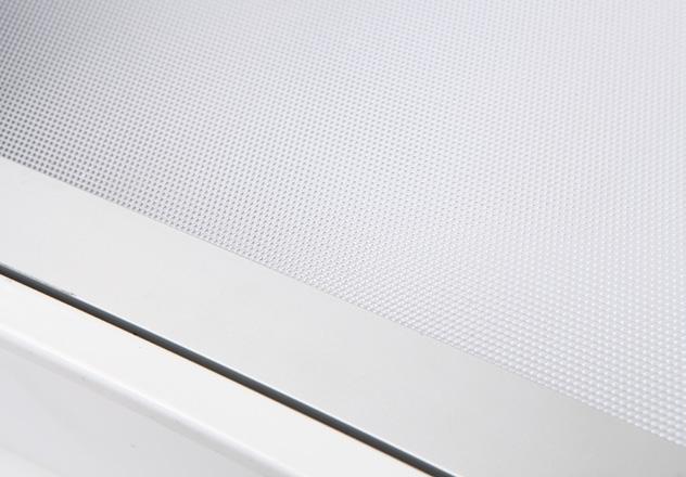 Luminary designed to module and gypsum and cardboard suspended ceilings, equipped with the highly efficient LED panels.