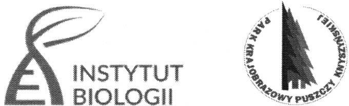 INSTYTUT BIOLOGIII ZAKŁAD OCHRONY ŚRODOWISKA PARK KRAJOBRAZOWY PUSZCZY KNYSZYŃSKIEJ OGÓLNOPOLSKA KONFERENCJA NAUKOWA ŹRÓDŁA POLSKI OSTOJA GEO-