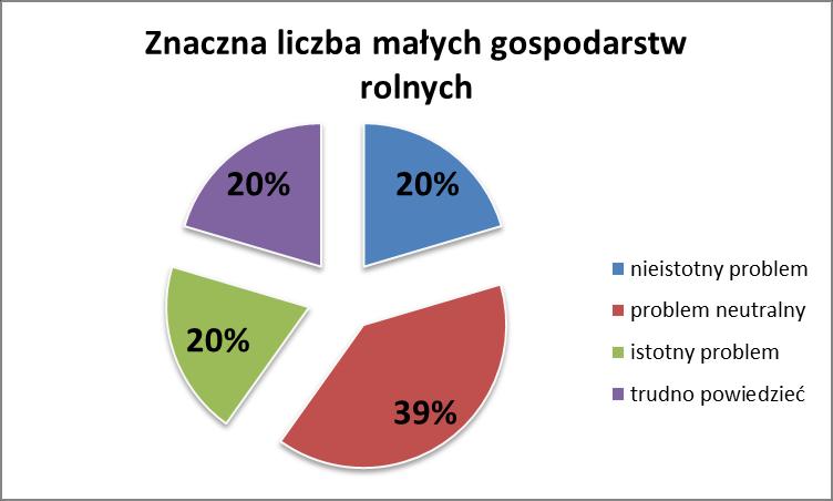 4. Brak uzbrojonych terenów inwestycyjnych- 28% badanych.