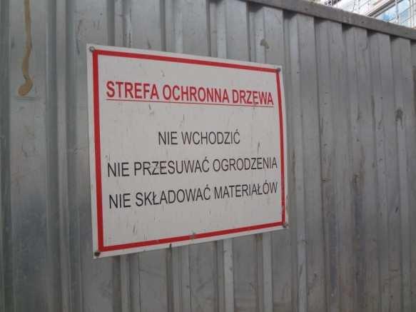 Ochrona korzeni drzew przed skutkami zagęszczenia, zanieczyszczenia i zalania gleby w SOD Karta jest jedynie