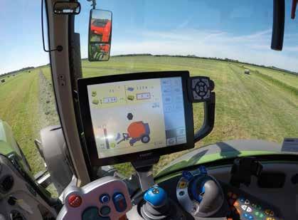 Kolorowy wyświetlacz o przekątnej 3,5 został wyposażony w ten sam interfejs użytkownika, co w przypadku innych pras KUHN, dzięki czemu każdy operator jest w stanie szybko opanować jego