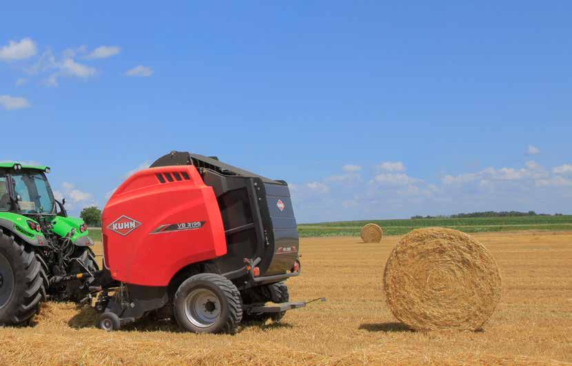 VB3100 WYBIERZ PRASĘ ZWIJAJĄCĄ DLA SIEBIE VB 3165-3195 gęstość beli większa o 10% VB 3165-3195 LICZBA BEL ROCZNIE g VB 3160-3190 VB 3155-3185 WILGOTNOŚĆ MATERIAŁU g UWAGA Powyższe informacje są