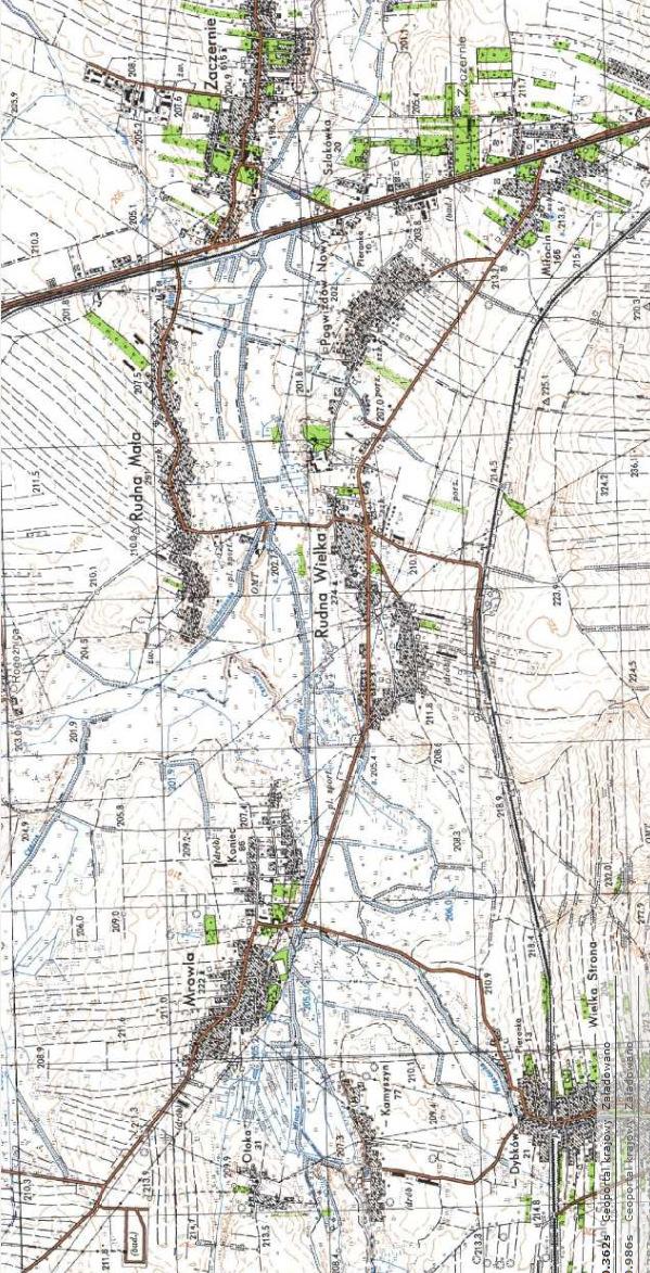 KONIEC ZAKRESU ROBÓT km 19+177 POCZĄTEK ZAKRESU ROBÓT km 3+067 DP 2150R DP 1333R A-4 A-4 DK Nr 9 S-19 DP 1386R S-19 DP 1377R Faza