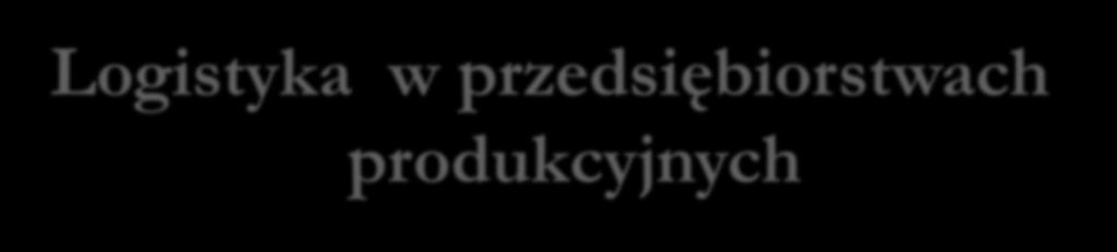 Dziękuje za uwagę w przedsiębiorstwach produkcyjnych dla studentów myślących o swojej przyszłości w firmie produkcyjnej