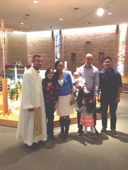 These are our newest members, who became children of God during the months of March to May. May God always Bless them.