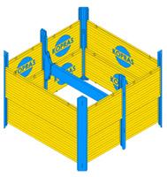 Rozwiązanie nr 2 Komora 7000 x 7000 (3500 +3500) x 4800 mm ze słupempośrednim OWS 7.