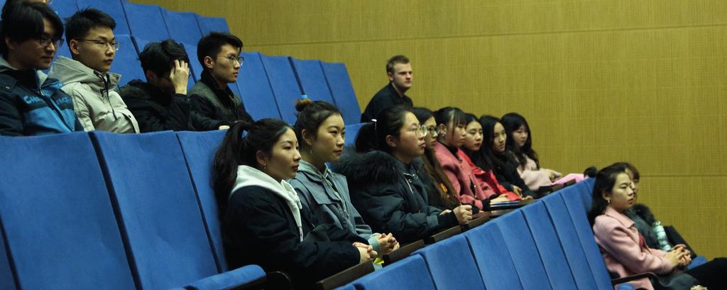 20.02.2019 r. Na naszą uczelnię przyjechało 19 studentów z dwóch chińskich uczelni: North University of China Louynag oraz Hunan University of Arts and Science.