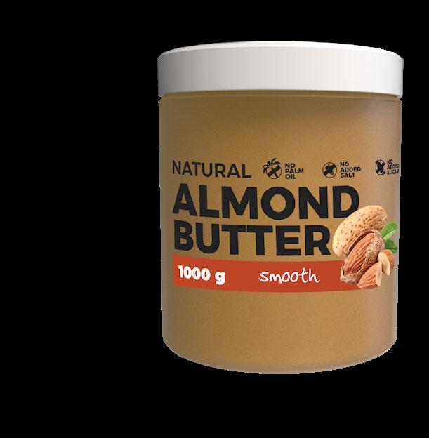 KATALOG PRODUKTÓW ARTYKUŁY SPOŻUWCZE KATALOG PRODUKTÓW ALMOND BUTTER ARTYKUŁY SPOŻYWCZE ALMOND BUTTER Doskonały smak, idealne wartości odżywcze. Naturalnie zmielone migdały bez jakichkolwiek dodatków.