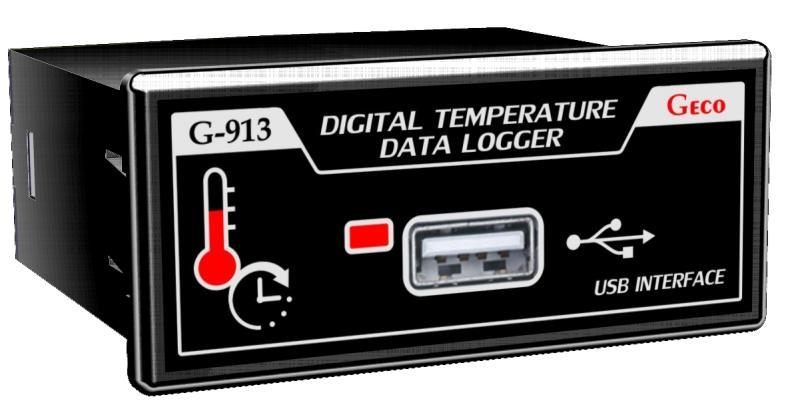 INSTRUKCJA UŻYTKOWNIKA OBSŁUGI CYFROWEGO REJESTRATORA TEMPERATURY G-913-P01 Wersja programu 01a Zwracamy się z gorącą prośbą o dokładne przestudiowanie