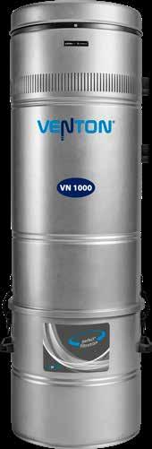 5 VN500i VN500s podwójny filtr cykloniczny Perfect Filtration Zawór bezpieczeństwa By-pass Odkurzacze do 650 m 2 Jednostka centralna VN500s VN500i Panel informacyjny + Powierzchnia sprzątania m 2 650