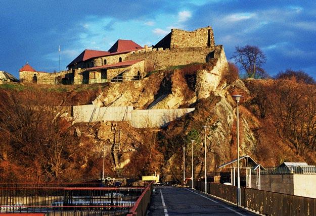 polska Stabilizacja skarp i osuwisk Zabezpieczenie zamku w Dobczycach przed obrywami skalnymi przy przyczółku zapory kotwienia mikropalami TITAN, fot. Titan Polska Sp. z o.o. Osuwisko w ciągu drogi