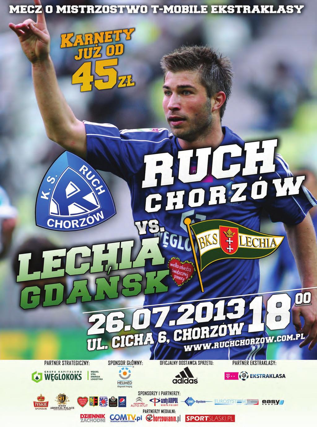 2 wstęp 11 (18) / 2013 SZYBKA PIŁKA wizyta mistrzów Jacek Zieliński trener Ruchu Chorzów kontynuacja ze strony 1 Czekam na szczególny mecz z Legią Poprzeczka wisi wysoko Skala trudności przed