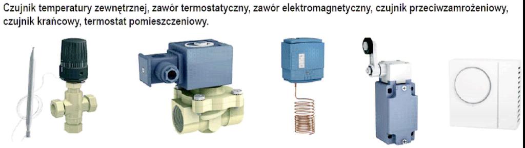 Cechy płytki podłączeniowej znajdującej się wewnątrz kurtyny: Styczniki: sterują obrotami wentylatorów poprzez zmianę napięcia wejściowego.
