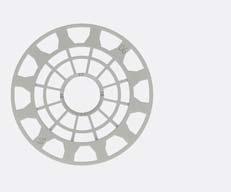 SMIWP INSULATION PLATE Ø 90 Suitable for insulation plugs type S-IPT and S-IPH.