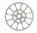SMIWP INSULATION PLATE Ø 140 Suitable for insulation plugs type S-IPT and S-IPH.