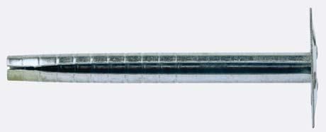 Predrill with the correct drill diameter and install the anchor by using a hammer. No predrilling in AAC. The spring steel will clamp the anchor to the drill hole and guarantee a safe installation.