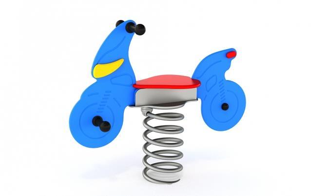 Huśtawki sprężynowe to jedne z najpopularniejszych i najchętniej używanych przez dzieci zabawek na placach zabaw.