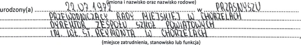 W części A oświadczenia zawarte są informacje jawne, w części B zaś informacje niejawne dotyczące adresu zamieszkania składającego oświadczenie oraz miejsca położenia nieruchomości.