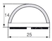 PRZECIWUDERZENIOWE Materiał guma EPDM Materiał guma EPDM