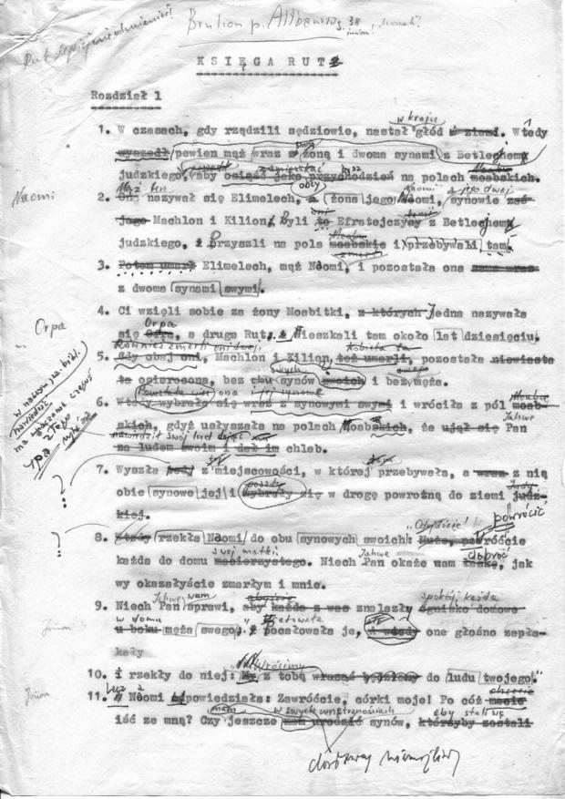 Źródła do historii Biblii warszawskiej 20