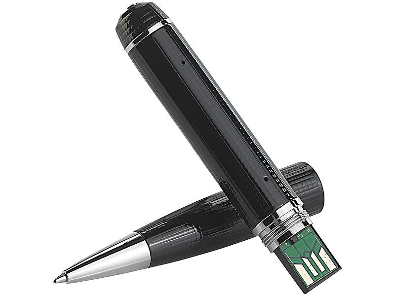 Długopis szpiegowski z kamerą Somikon DV-730HD (PX8211) Zawartość zestawu: długopis z wbudowana kamerą kabel USB instrukcja obsługi INSTRUKCJA OBSŁUGI Dodatkowo potrzebna jest karta pamięci microsd