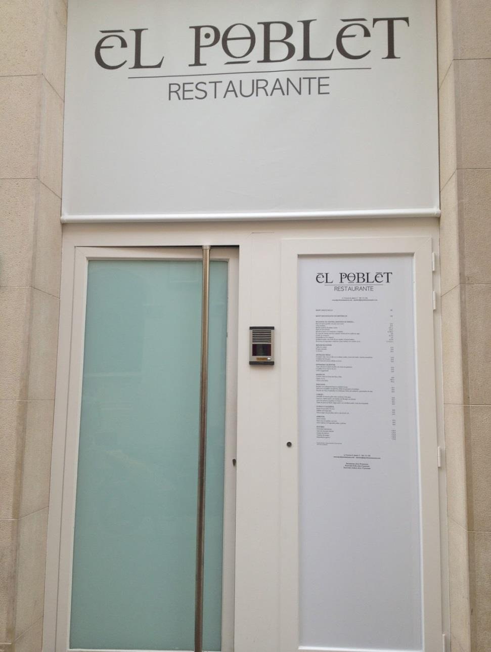 Restaurante El Poblet Restauracja el Poblet jest kolejnym dziełem stworzonym przez Quique Dacosta.