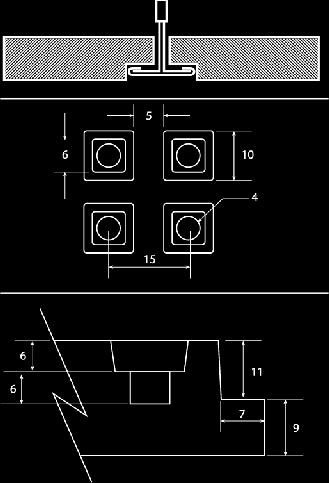 TÚNEZ EFEKT CIENIA Parametry techniczne Płaskość powierzchni < 1mm en 1000mm Efekt cienia Typ krawędzi Ortogonalność < 1mm z każdej strony Wytrzymałość na zginanie >/= 6 KG Przewodność cieplna 0,26 W