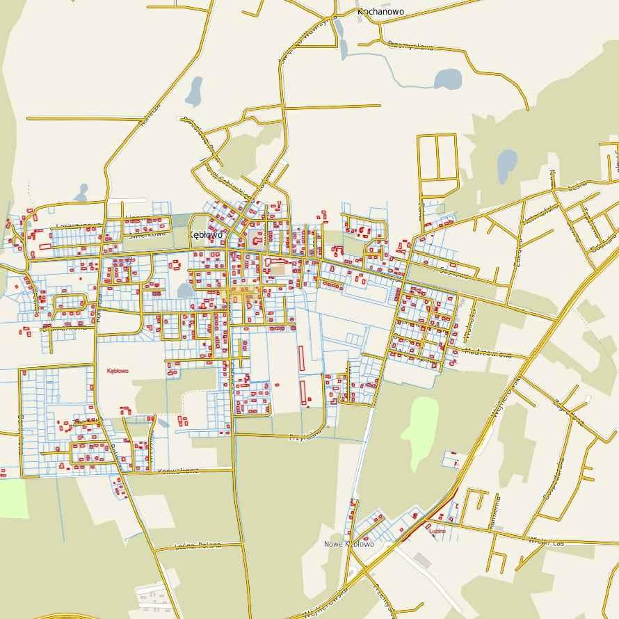 ul. Chłopska Orientacja KĘBŁOWO ul. Hetmańska ul. Siewna ul. Strażacka ul. Herberta ul. Wiejska ul. Zakątna - projektowany zakres Przebudowa ul. Siewnej w Kębłowie AMPIS PROJEKT Sp. z o.o. Sp. k. ul. Prof.