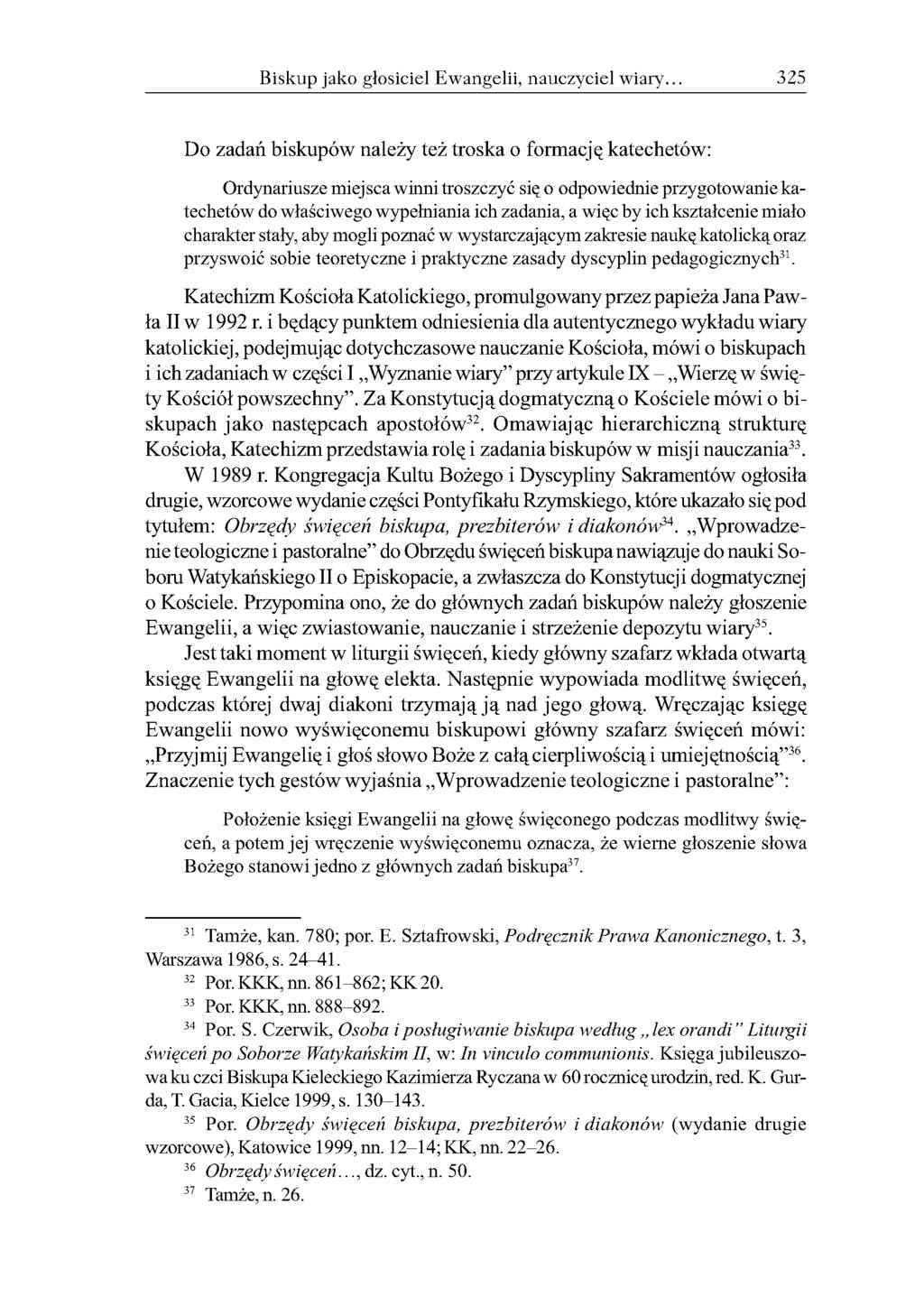 Biskup jako głosiciel Ewangelii, nauczyciel wiary.