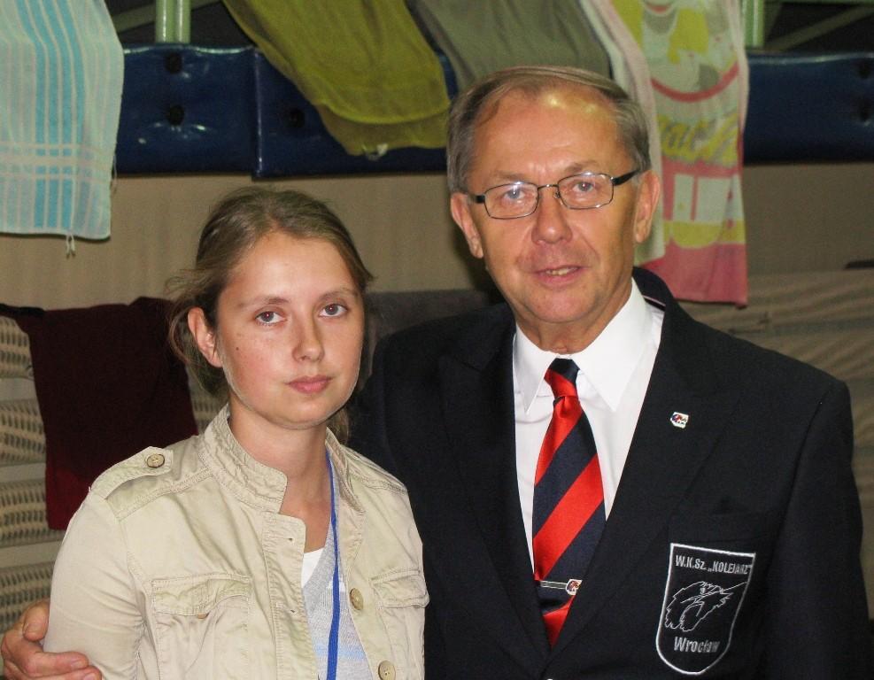 Z Asią, niezwykle pomocną w pracach organizacyjnych mistrzostw.