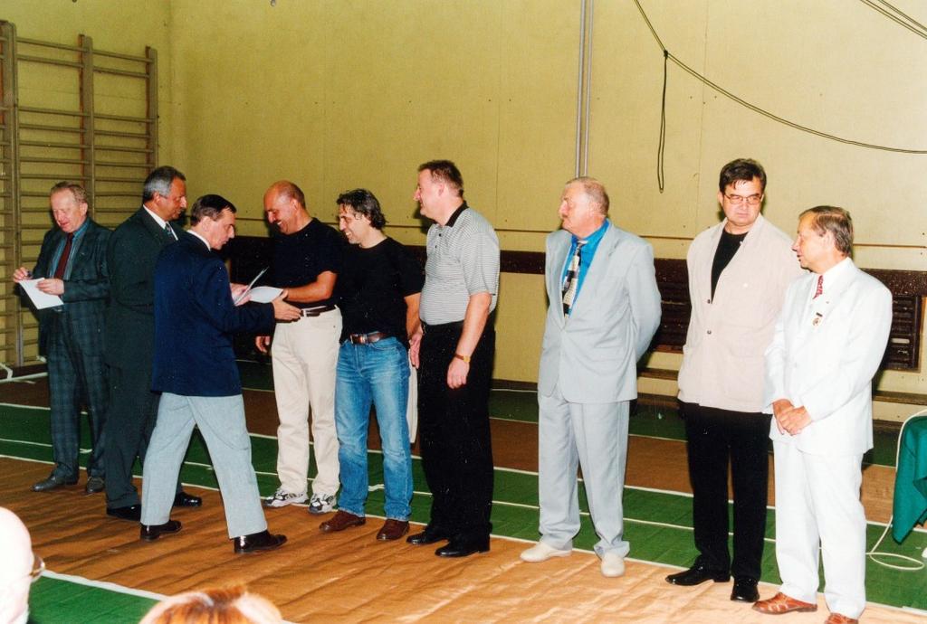Wyróżnieni szabliści: Marek Kuszewski, Jacek Kiestrzyń, Zbyszek