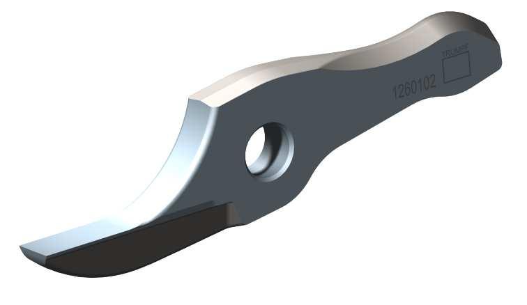 Typ noŝa Oznaczenie Grubość blachy [mm] Promień Nr katalogowy NóŜ do krzywych -1.5 mm Aluminum max.